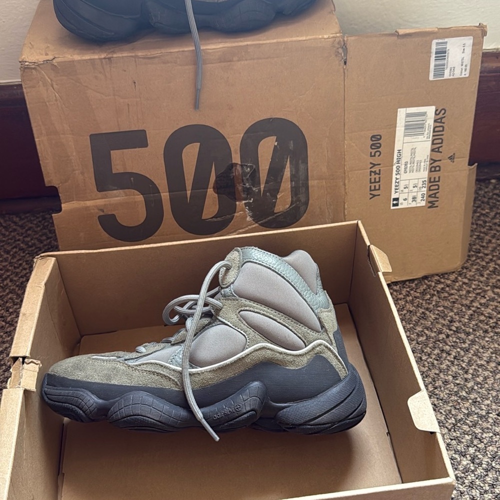 Adidas Gray and Black Sneakers with Retro Silhouette